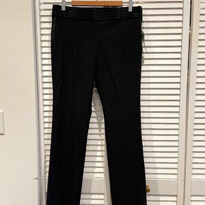 Banana Republic women's black Logan Fit wool tuxedo pant size 6